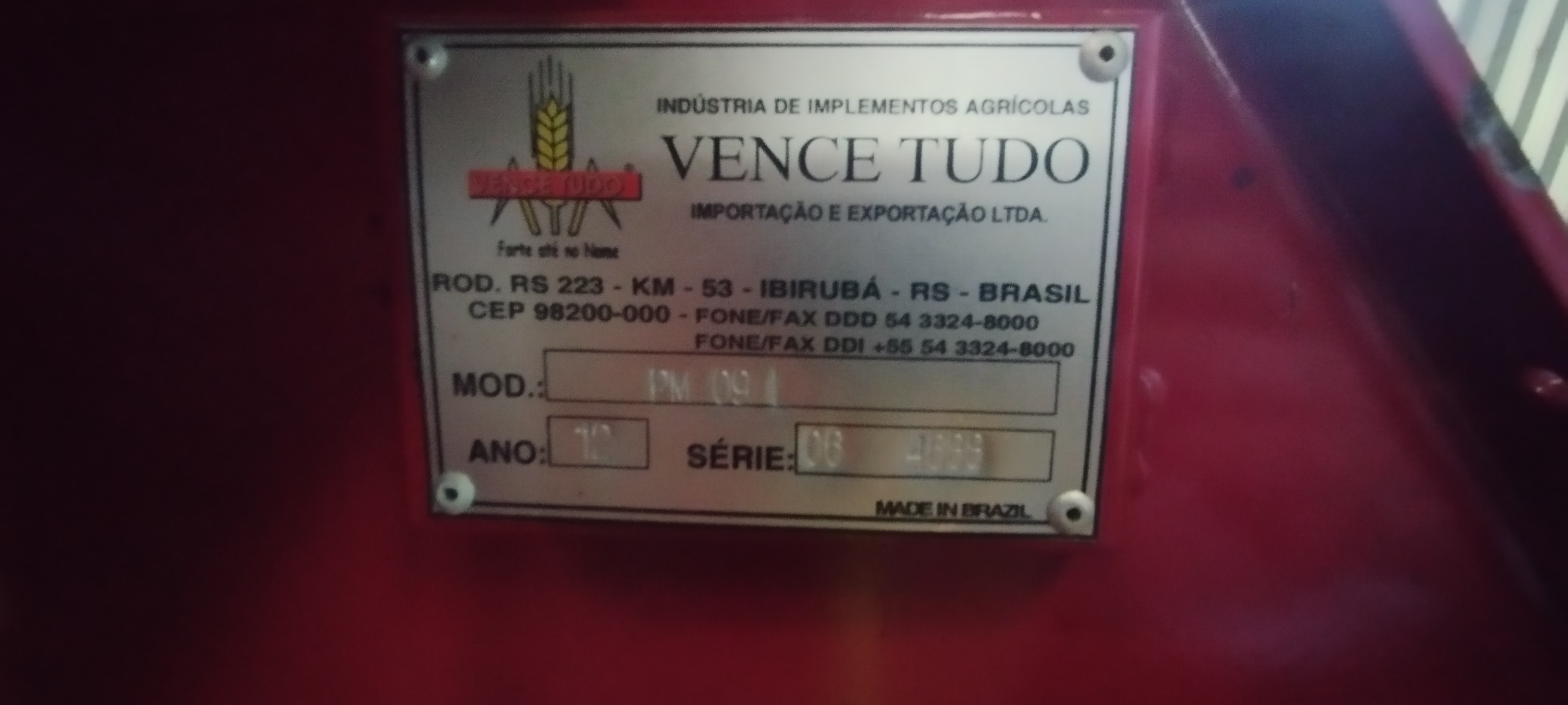 Foto 5 - Plataforma de Milho Vence Tudo Bocuda ano 2012