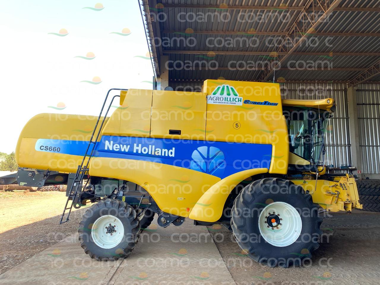 Foto 1 - Colheitadeira New Holland CS660 ano 2008