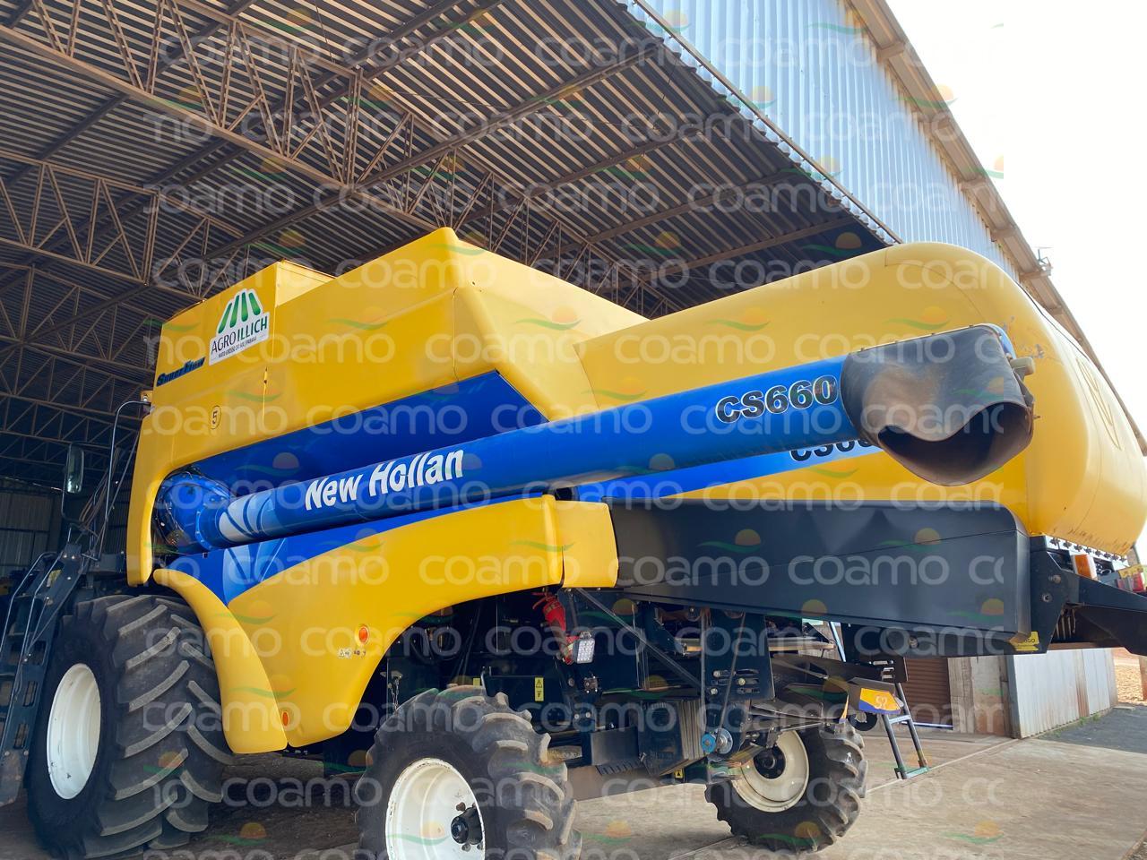 Foto 4 - Colheitadeira New Holland CS660 ano 2008