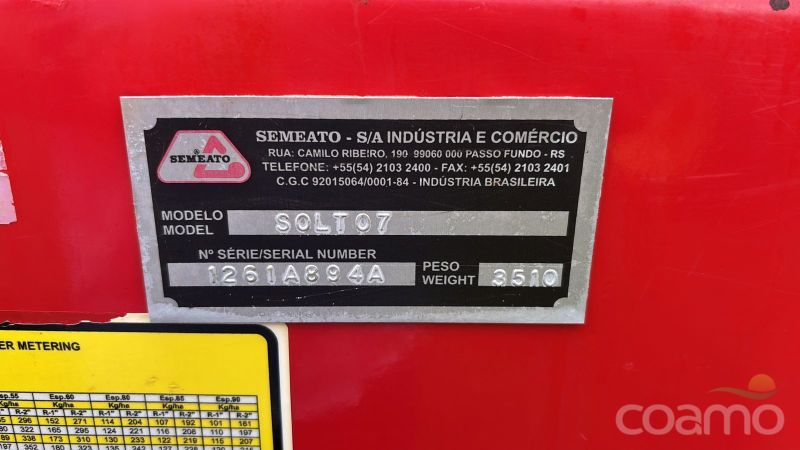 Foto 4 - Plantadeira Semeato Sol Tower ano 2012