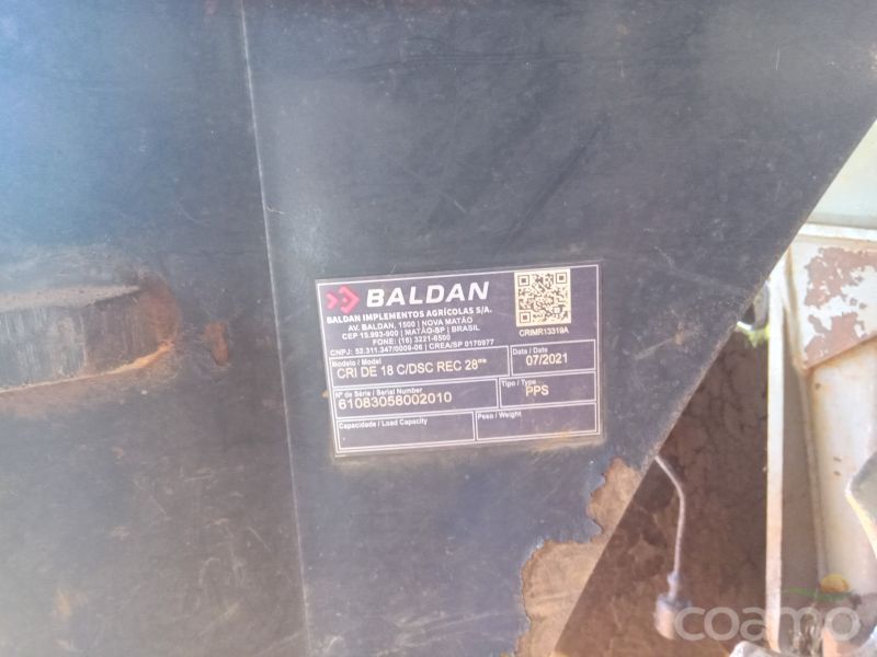 Foto 2 - Grade Aradora Baldan CRI ano 2021