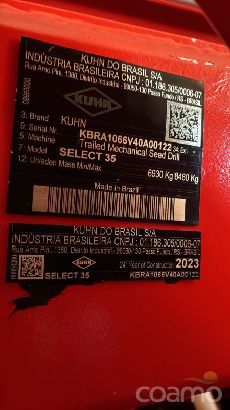 Foto 2 - Semeadeira Kuhn SDM SELECT ano 2023